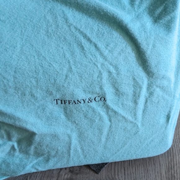 Tiffany blue and off white large leather and fabric tote with original dust bag - Picture 11 of 15